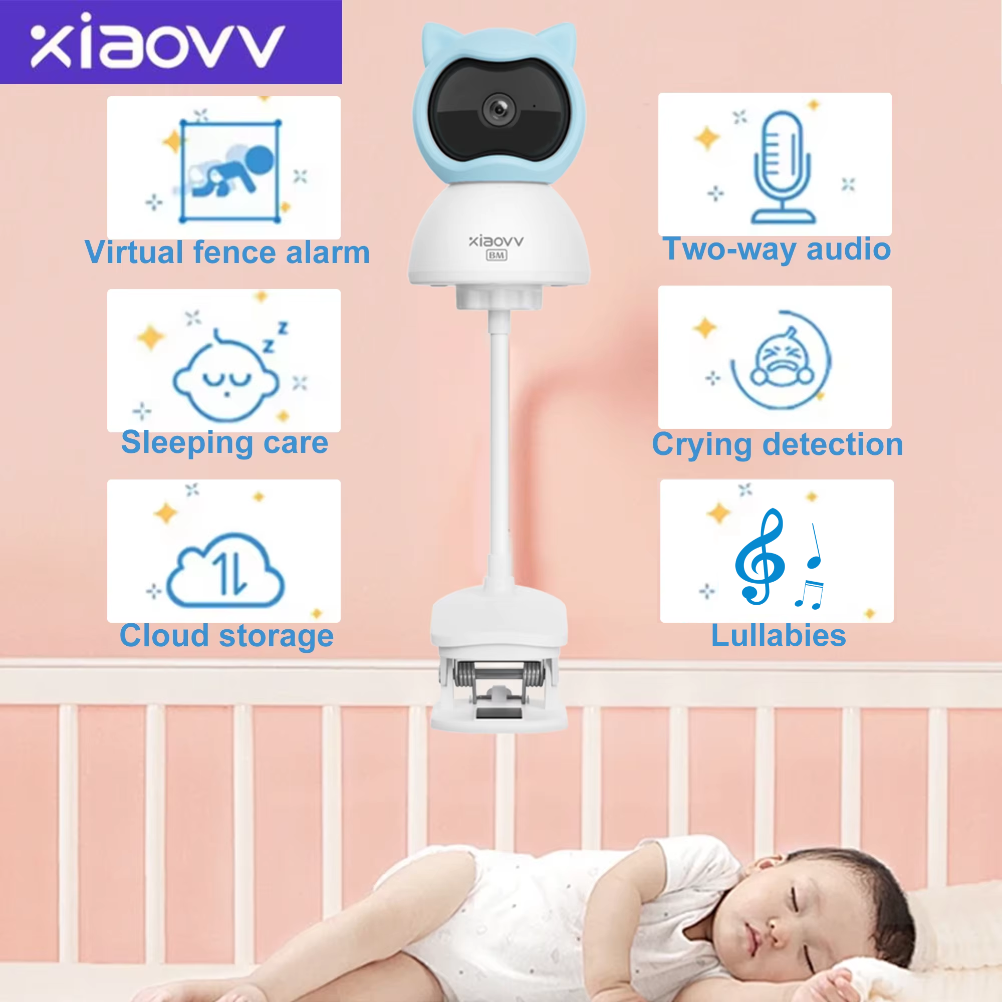 4MP WiFi xiaovv indoor Baby Mo - Home Security Blink recensie en prijs