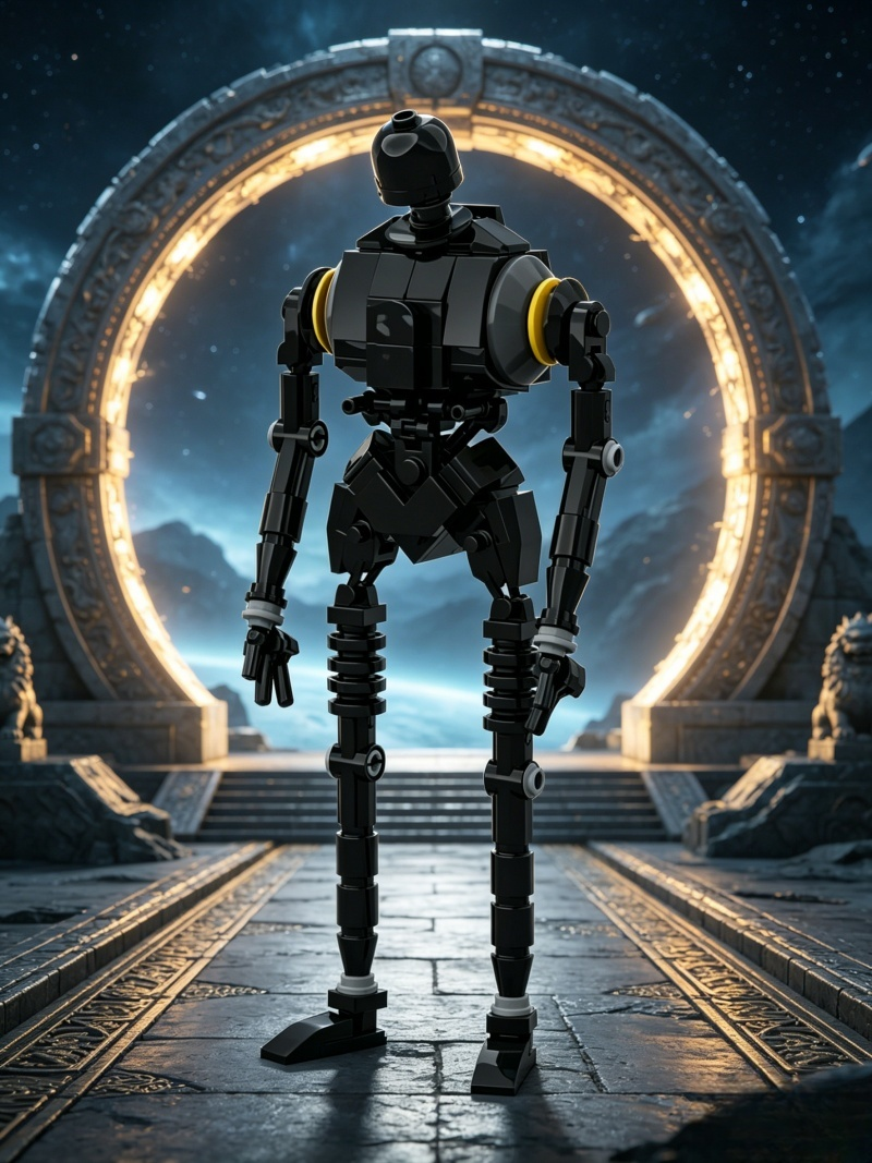 New MOC Black Security Robot H - Home Security Robots recensie en prijs