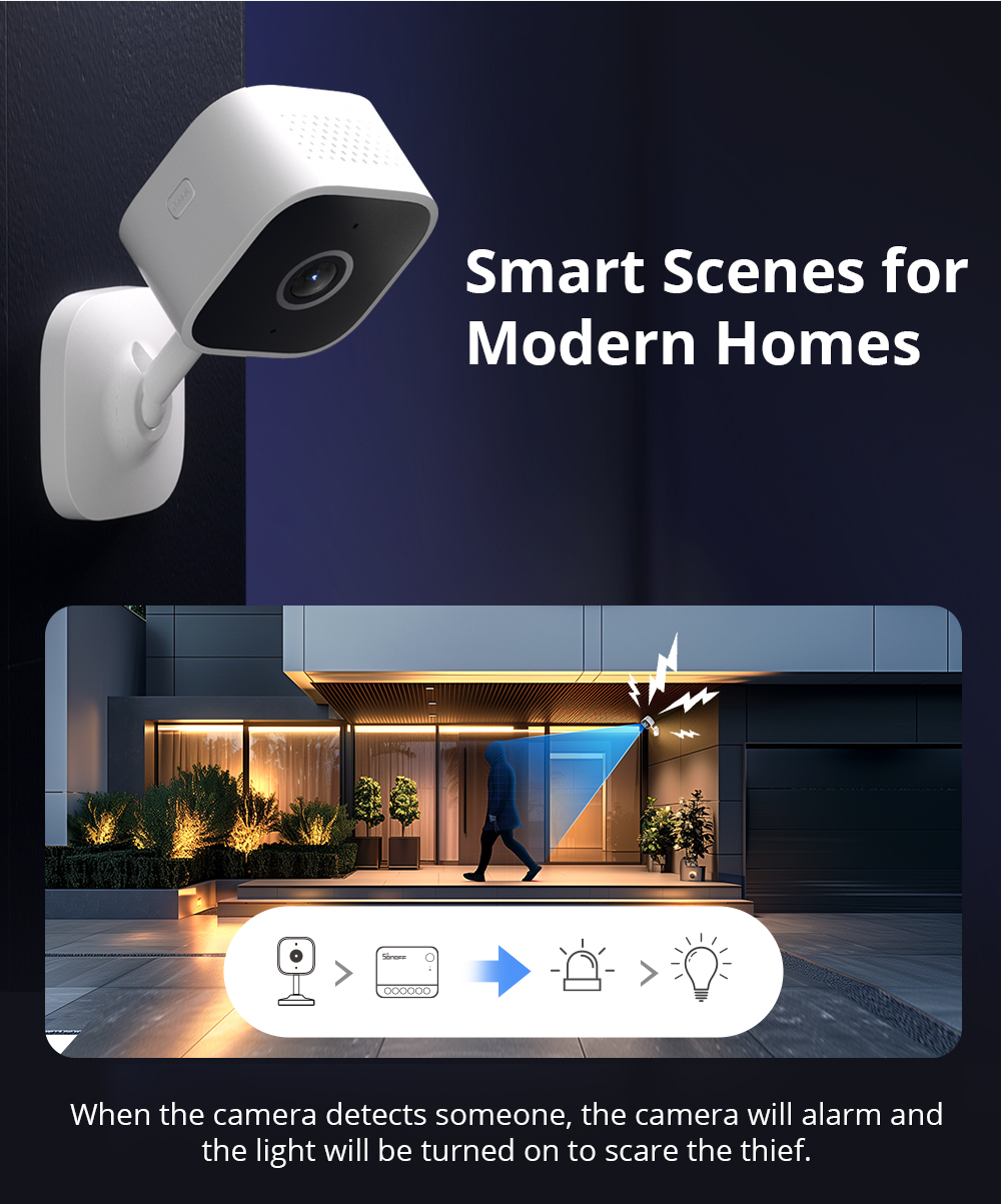 SONOFF CAM Slim Gen2 WiFi Smar - Home Security Video Cameras recensie en prijs