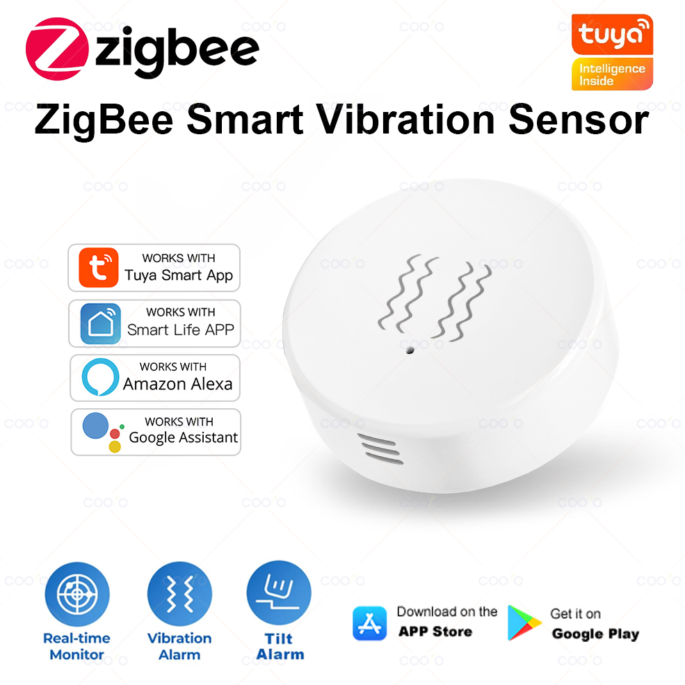ZigBee Tuya Smart Vibration Se - Home Security Alarm recensie en prijs