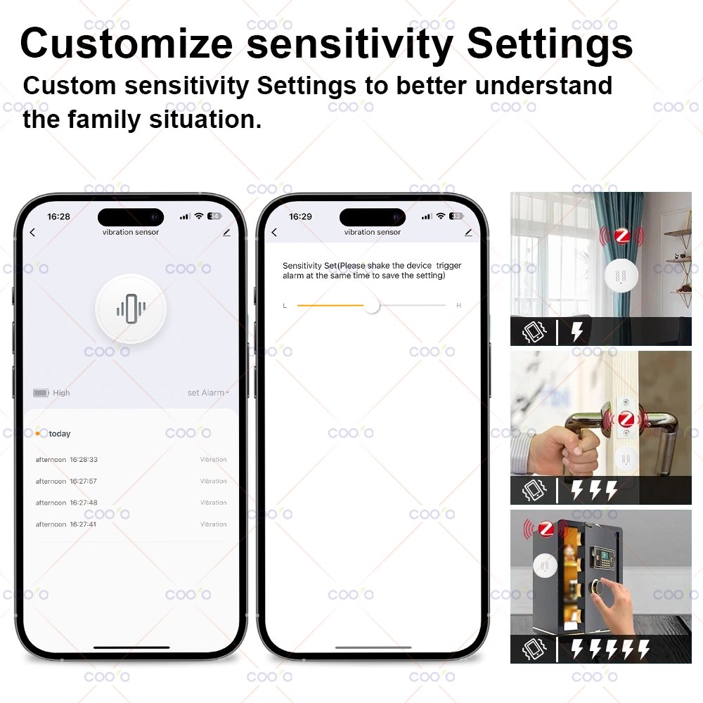 ZigBee Tuya Smart Vibration Se - Home Security Alarm recensie en prijs
