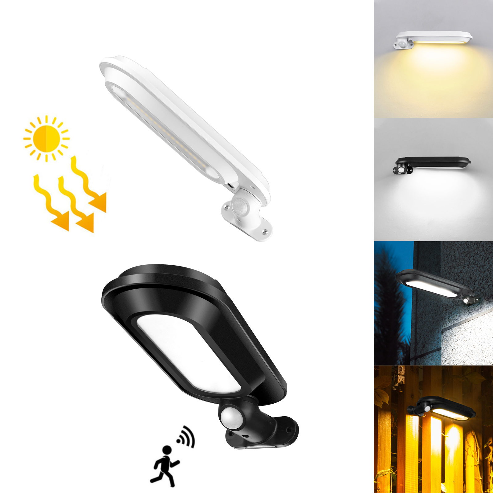 Rotatable Solar Power LED Wall - Home Security Yard Sensors recensie en prijs