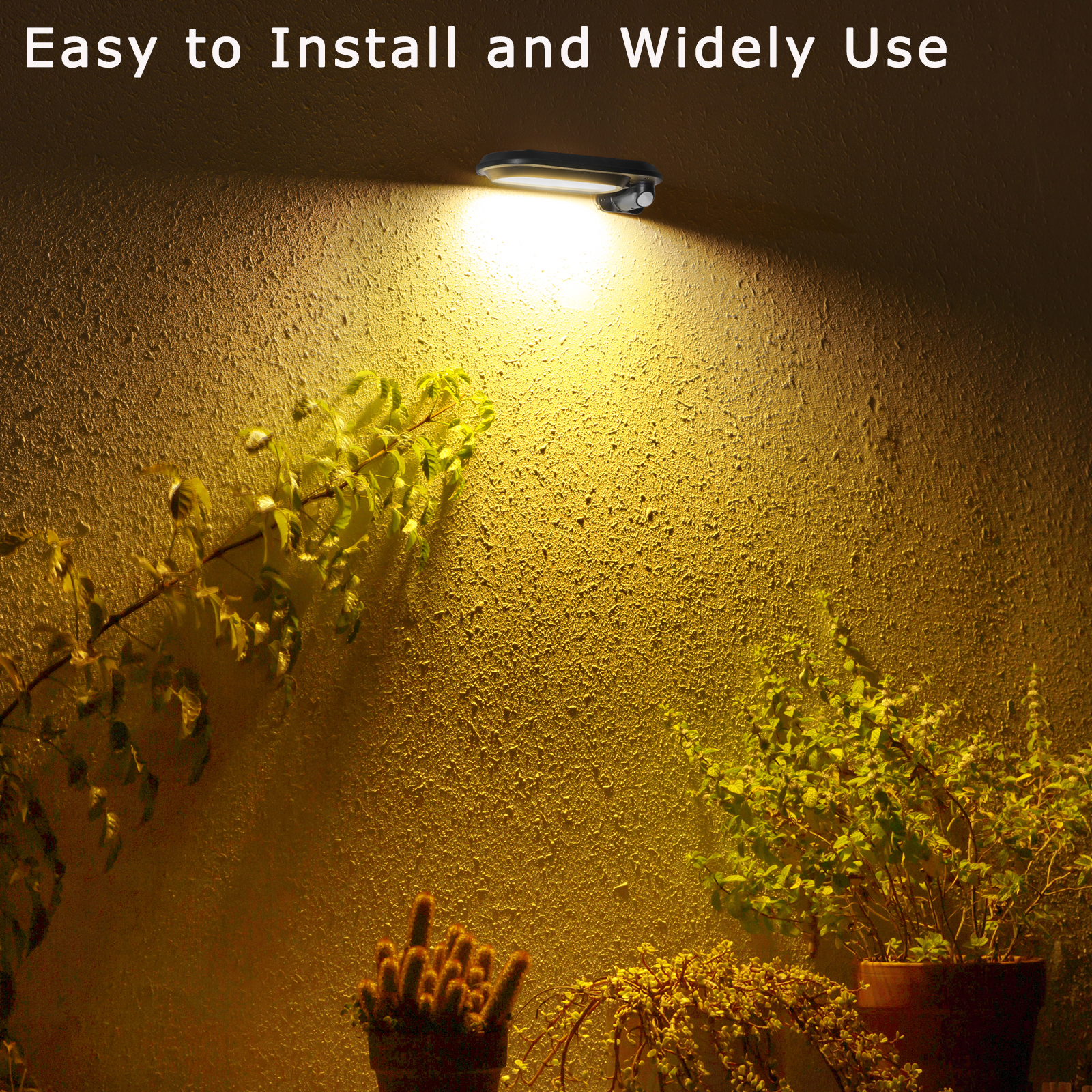 Rotatable Solar Power LED Wall - Home Security Yard Sensors recensie en prijs