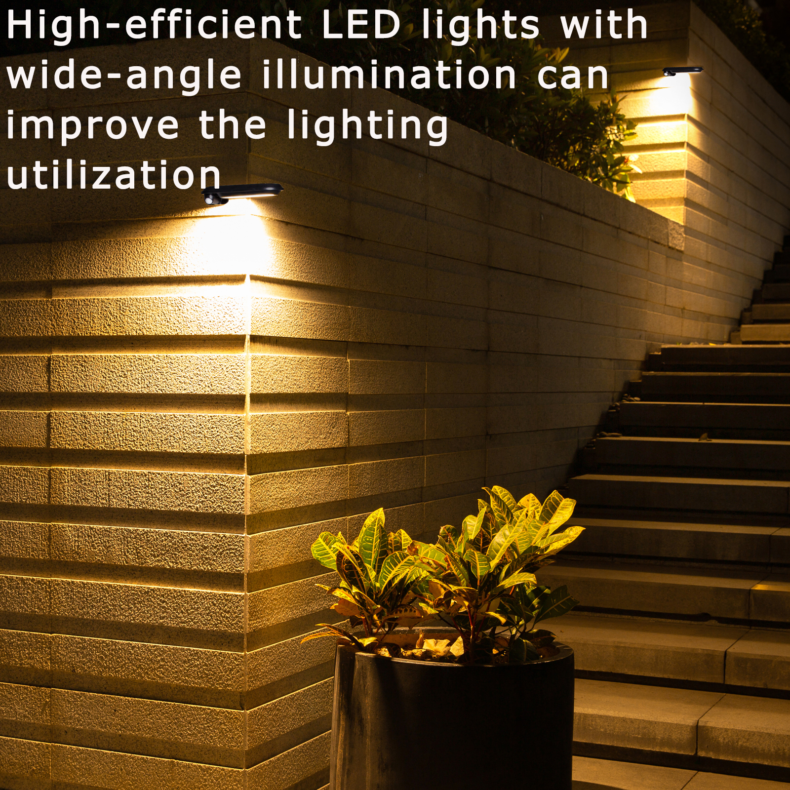 Rotatable Solar Power LED Wall - Home Security Yard Sensors recensie en prijs