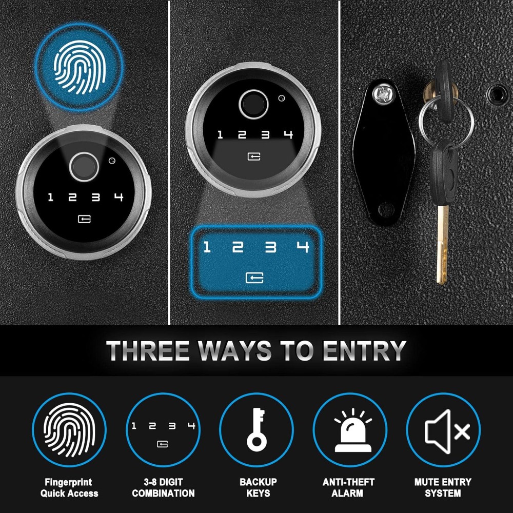 Security Biometric Fingerprint - Home Security Safe recensie en prijs