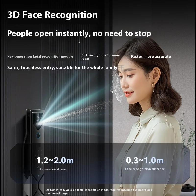 TLF For S93 Smart Door  Wooden - Home Security Usa recensie en prijs