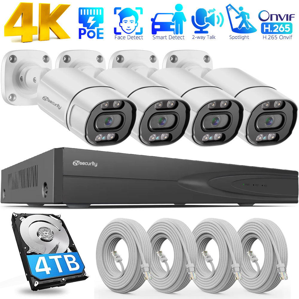 4K PoE Security Camera System  - Home Security Outdoor Cameras recensie en prijs
