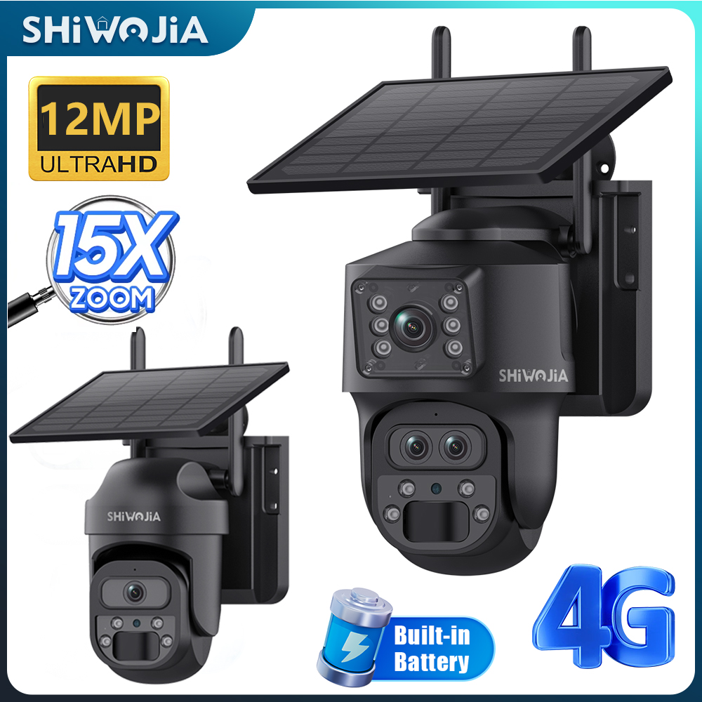 SHIWOJIA 15X ZOOM Solar Camera - Home Security Outdoor Cameras recensie en prijs