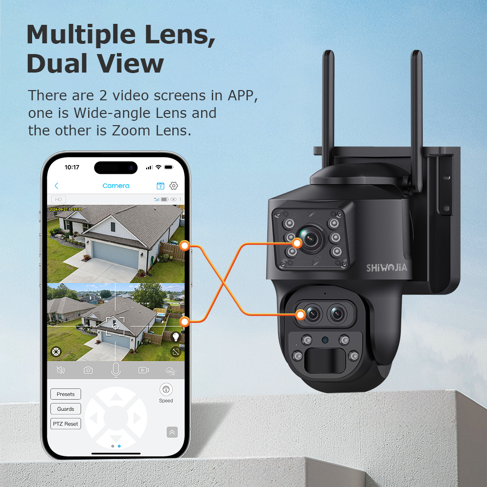 SHIWOJIA 15X ZOOM Solar Camera - Home Security Outdoor Cameras recensie en prijs