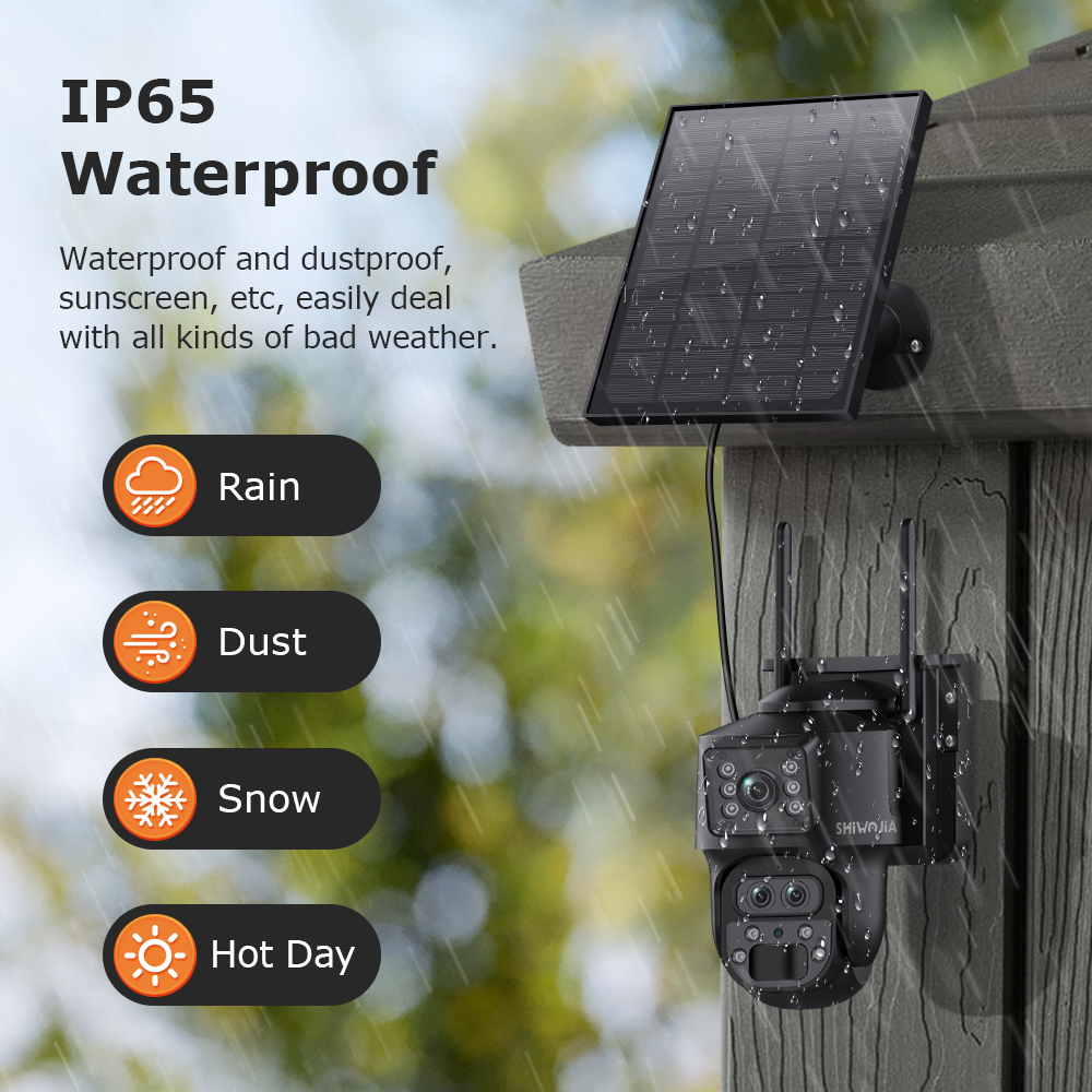 SHIWOJIA 15X ZOOM Solar Camera - Home Security Outdoor Cameras recensie en prijs