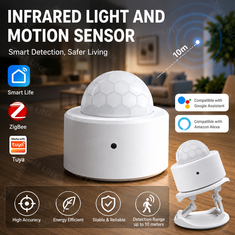 ZigBee 3.0 PIR Motion Sensor W - Home Security Alarm recensie en prijs