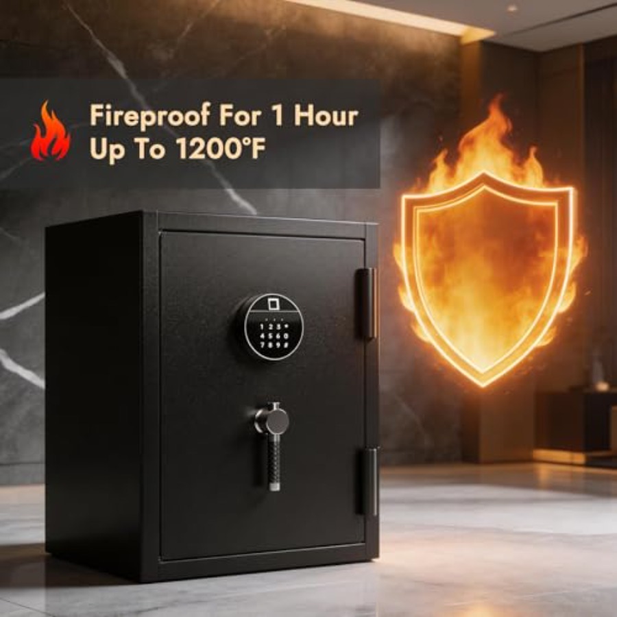 Biometric Fireproof Safe Box f - Home Security Safe recensie en prijs