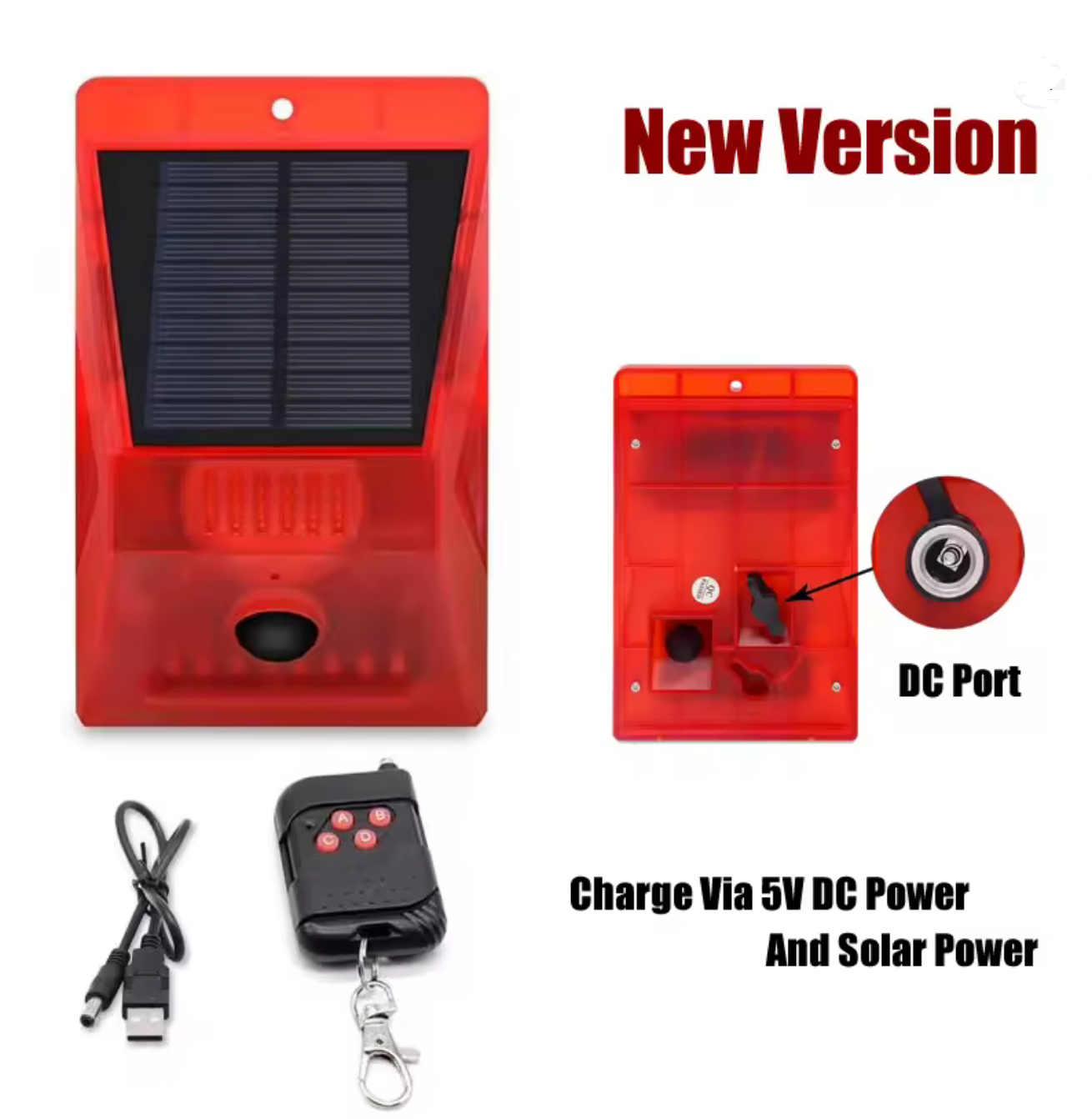 Solar Powered Infrared Motion  - Home Security Yard Sensors recensie en prijs