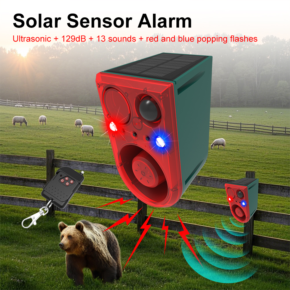 Solar Motion Sensor Alarm Wate - Home Security Yard Sensors recensie en prijs