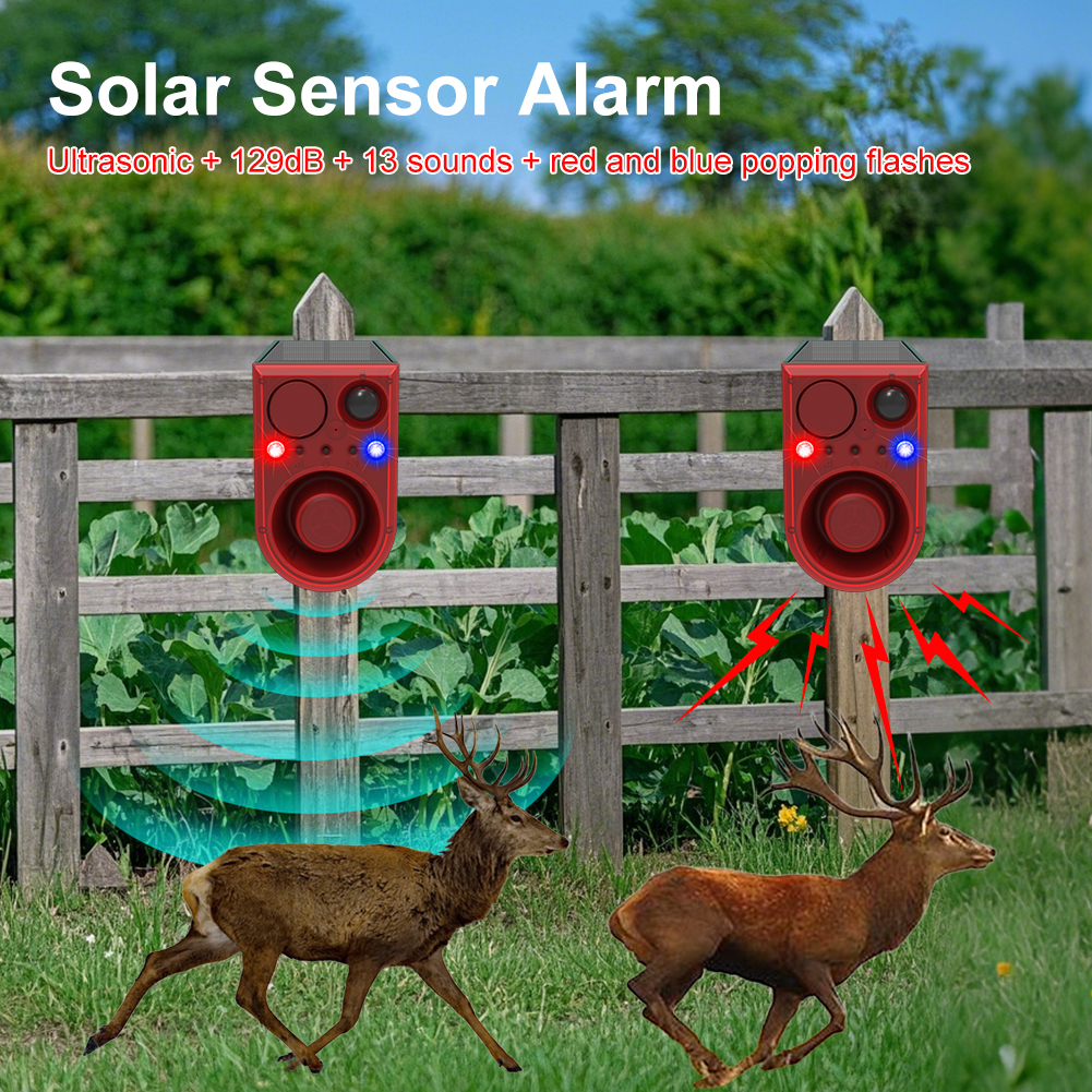 Solar Motion Sensor Alarm Wate - Home Security Yard Sensors recensie en prijs