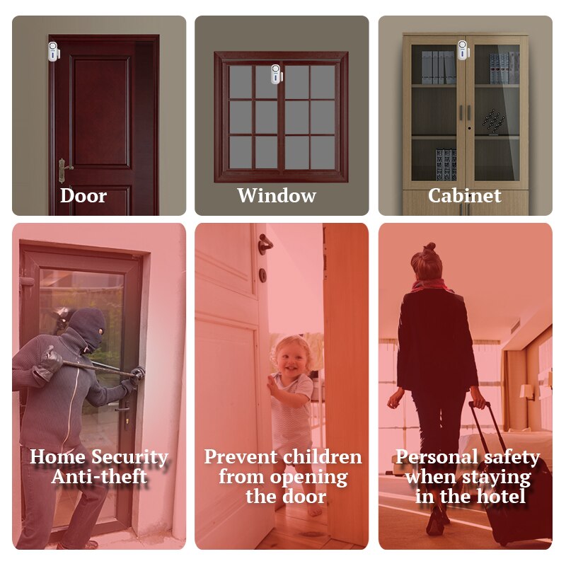 KERUI 120DB Wireless Door/Wind - Home Security Lights recensie en prijs
