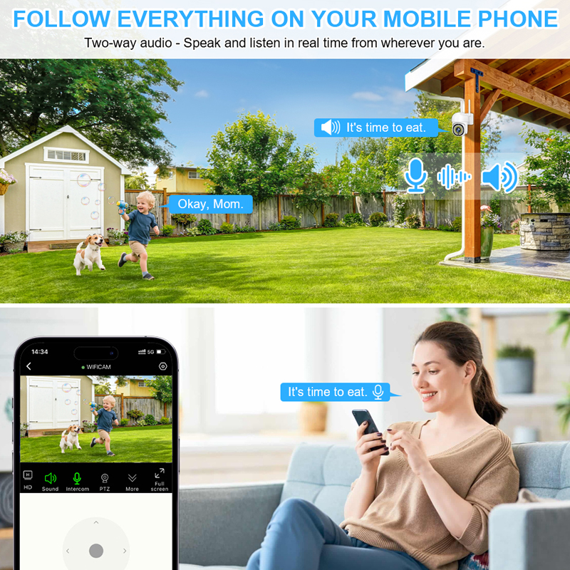 Smar 3MP Wireless CCTV Securit - Home Security Outdoor Cameras recensie en prijs