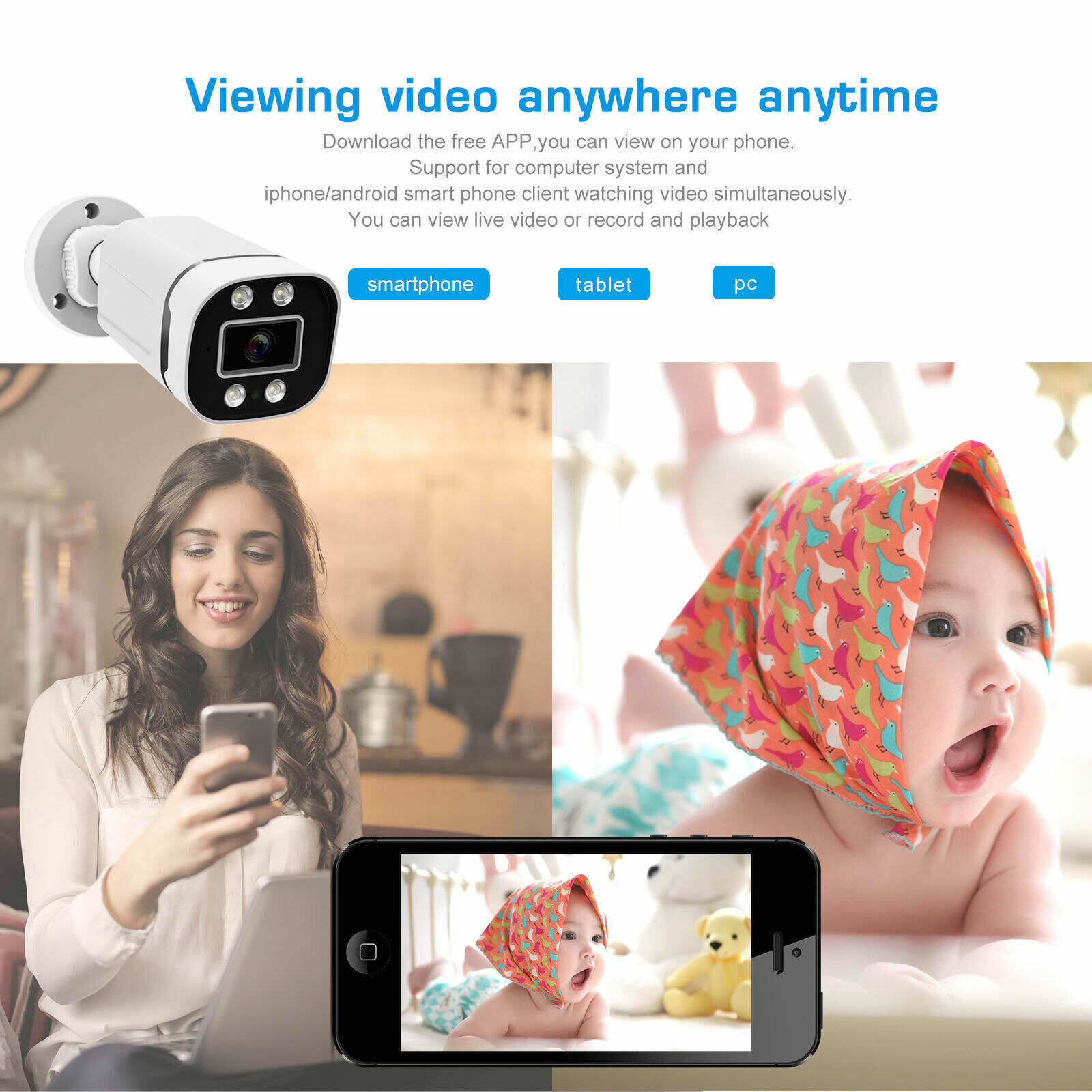 4CH 8CH AHD 2MP 5MP AHD Outdoo - Home Security Outdoor Cameras recensie en prijs
