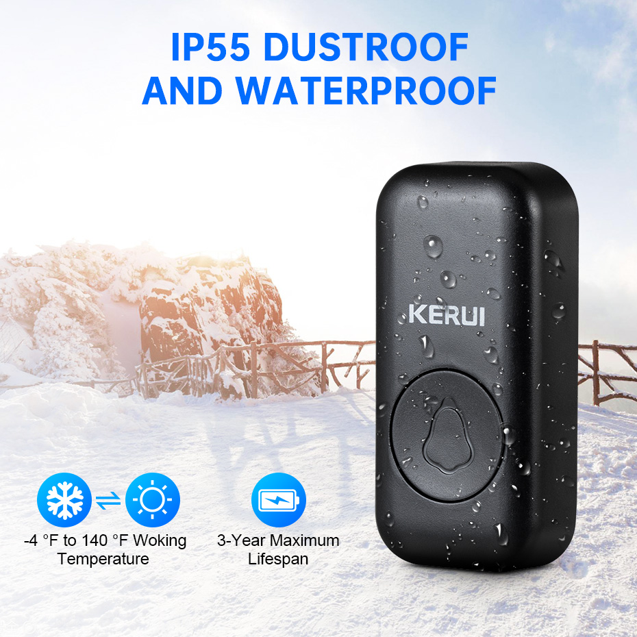 KERUI M525 Door Bell Chime Kit - Home Security Blink recensie en prijs